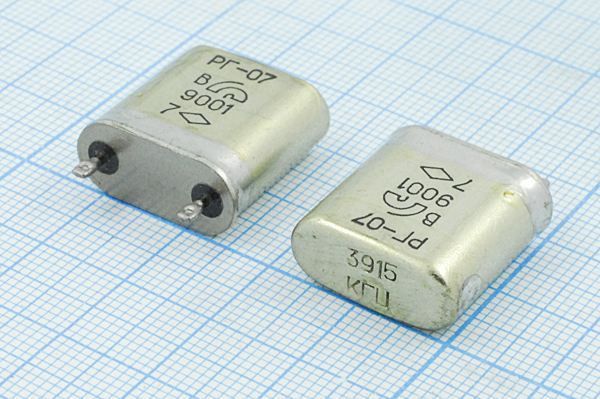 Кварцевый резонатор 3,915 МГц - 3915 БВ S 15 30/-30~60C РГ07БВ-6БС 1Г