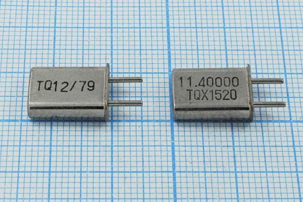 Кварцевый резонатор 11,4 МГц - 11400 HC42U ХСР 1Г (TQX1520)