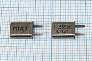 Кварцевый резонатор 11,56528 МГц - 11565,28 HC42U ХСР 1Г (TQX1520) Кварцевый резонатор 11,56528 МГц - 11565,28 HC42U ХСР 1Г (TQX1520)