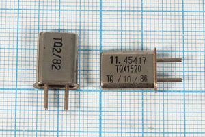 Кварцевый резонатор 11,45417 МГц - 11454,17 HC42U ХСР 1Г (TQX1520) Кварцевый резонатор 11,45417 МГц - 11454,17 HC42U ХСР 1Г (TQX1520)