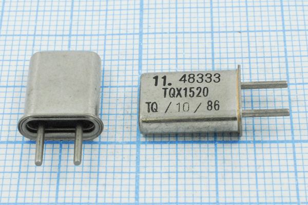 Кварцевый резонатор 11,48333 МГц - 11483,33 HC42U 32 ХСР 1Г (TQX1520 11,48333)