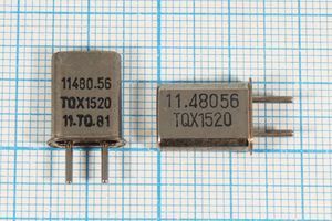 Кварцевый резонатор 11,4805 МГц - 11480,5 HC42U 32 ХСР 1Г (TQX1520) Кварцевый резонатор 11,4805 МГц - 11480,5 HC42U 32 ХСР 1Г (TQX1520)