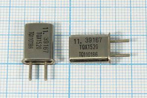 Кварцевый резонатор 11,39167 МГц - 11391,67 HC42U 32 ХСР 1Г (TQX1520) Кварцевый резонатор 11,39167 МГц - 11391,67 HC42U 32 ХСР 1Г (TQX1520)