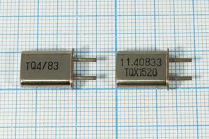 Кварцевый резонатор 11,40833 МГц - 11408,33 HC42U 32 ХСР 1Г (TQX1520) Кварцевый резонатор 11,40833 МГц - 11408,33 HC42U 32 ХСР 1Г (TQX1520)