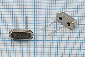 Кварцевый резонатор 10 МГц - 10000 HC49S3 20 30 30/-10~60C 49S[SDE] 1Г