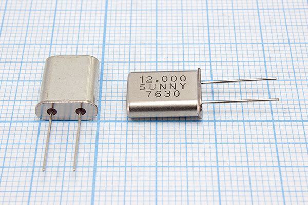 Кварцевый резонатор 12 МГц - 12000 HC49U S 15 /-20~70C 1Г (SUNNY)
