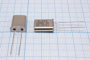 Кварцевый резонатор 8 МГц - 8000 HC49U-LWF 30 SA[SUNNY] 1Г (8.000 SUNNY 30)