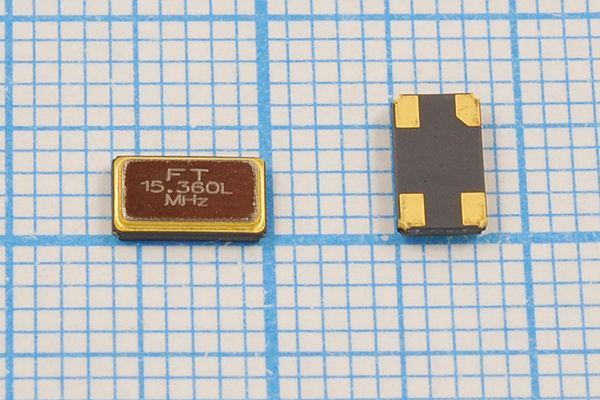 Кварцевый резонатор 15,36 МГц - 15360 SMD06035C4 16 20 20/-20~70C SM6S 1Г FT