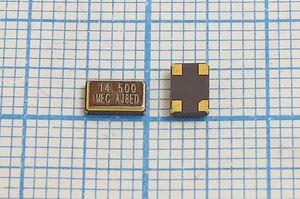 Кварцевый резонатор 14,5 МГц - 14500 SMD05032C4 18 10 /-20~70C MJ[MEC] 1Г