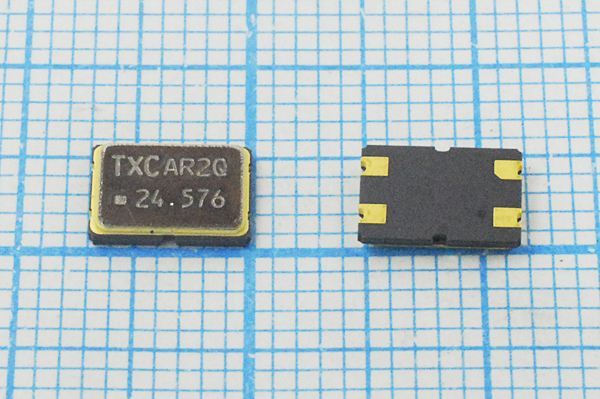Кварцевый резонатор 24,576 МГц - 24576 SMD07050C4 20 30 6P[SMD07050C4] 1Г (TXC 2