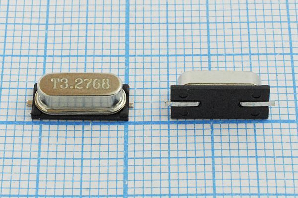 Кварцевый резонатор 3,2768 МГц - 3276,8 SMD49S4 16 20 /-40~85C SMH4,2 1Г