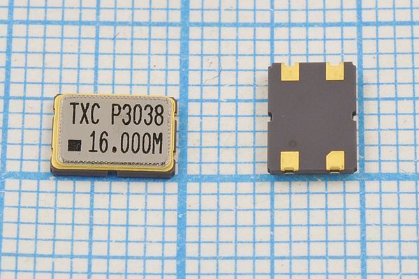 Кварцевый резонатор 16 МГц - 16000 SMD07050C4 16 20 30/-40~85C 1Г (TXC)