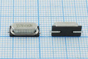 Кварцевый резонатор 3,579545 МГц - 3579,545 SMD49S4 20 30 30/-20~70C HC49S4HSMD 1Г