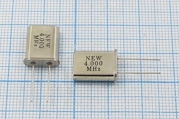 Кварцевый резонатор 4 МГц - 4000 HC49U S 30 AA[NEW] 1Г (NEW)