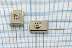 Кварцевый резонатор 4 МГц - 4000 HC49U S 30 AA[NEW] 1Г (NEW)