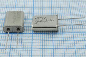 Кварцевый резонатор 11,0592 МГц - 11059,2 HC49U S 20 40/-40~70C РК374МД-7ВТ 1Г Кварцевый резонатор 11,0592 МГц - 11059,2 HC49U S 20 40/-40~70C РК374МД-7ВТ 1Г