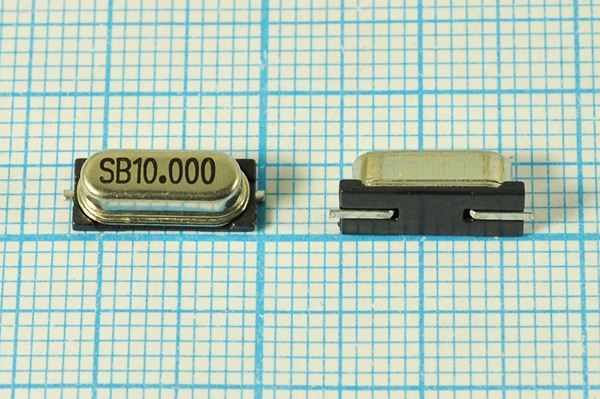 Кварцевый резонатор 10 МГц - 10000 SMD49S4 32 SX-1 1Г (SB10.000)
