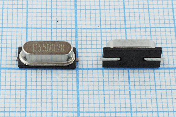 Кварцевый резонатор 13,56 МГц - 13560 SMD49S4 20 20 /-40~85C SMH4,2 1Г (T L20)