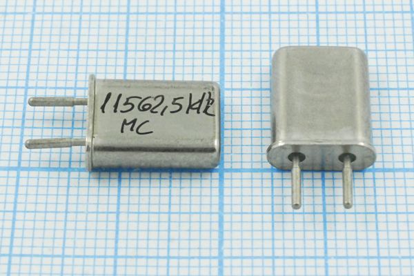 Кварцевый резонатор 11,5625 МГц - 11562,5 HC50U 32 1Г (11562,5kHz)