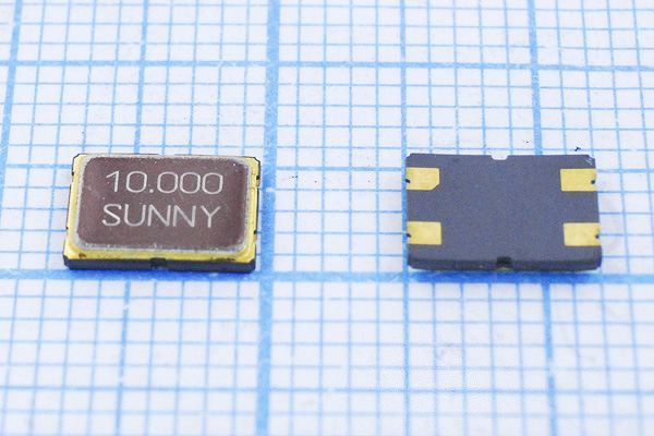 Кварцевый резонатор 10 МГц - 10000 SMD07050C4 7 30 SX-7[SM] 1Г (SUNNY)