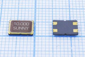 Кварцевый резонатор 10 МГц - 10000 SMD07050C4 7 30 SX-7[SM] 1Г (SUNNY)