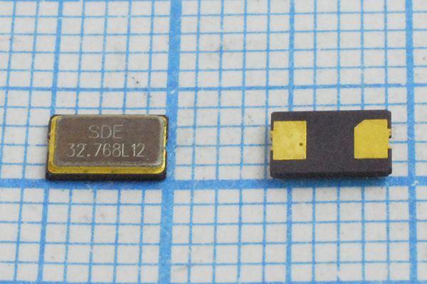 Кварцевый резонатор 32,768 МГц - 32768 SMD05032C2 12 10 30/-40~85C SMD0503(2P) 1