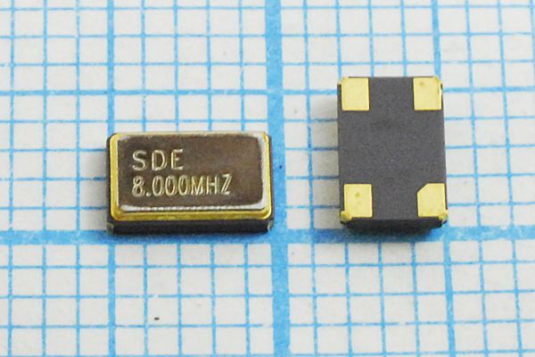 Кварцевый резонатор 8 МГц - 8000 SMD05032C4 18 20 30/-20~70C SMD0503(4P) 1Г