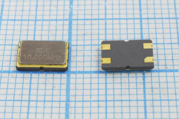Кварцевый резонатор 10 МГц - 10000 SMD07050C4 16 10 30/-40~85C SMD0705(4P) 1