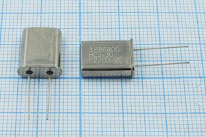 Кварцевый резонатор 3,6864 МГц - 3686,4 HC49U 30 30 30/-20~70C S[HC49U] 1Г (J-30