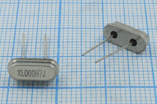 Кварцевый резонатор 10 МГц - 10000 HC49S3 20 30 30/-20~70C HC49S4H 1Г (H7J)