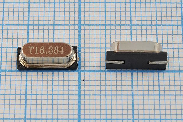 Кварцевый резонатор 16,384 МГц - 16384 SMD49S4 16 20 30/-20~70C SMH4,2 1Г (T)