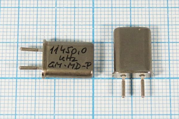 Кварцевый резонатор 11,45 МГц - 11450 HC50U 32 1Г (11450KHZ)