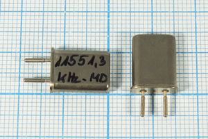Кварцевый резонатор 11,5513 МГц - 11551,3 HC50U 32 1Г (11551,3kHz) Кварцевый резонатор 11,5513 МГц - 11551,3 HC50U 32 1Г (11551,3kHz)