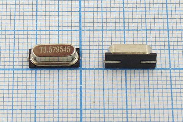 Кварцевый резонатор 3,579545 МГц - 3579,545 SMD49S4 16 30 30/-20~70C SMH4,2 1Г (T)