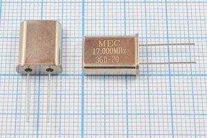 Кварцевый резонатор 17 МГц - 17000 HC49U 20 30 HC49U[MEC] 1Г (MEC)