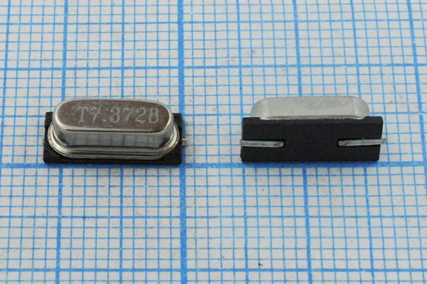 Кварцевый резонатор 7,3728 МГц - 7372,8 SMD49S4 S 20 30/-20~70C SMH4,2 1Г (T)