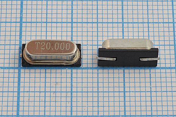 Кварцевый резонатор 20 МГц - 20000 SMD49S4 16 30 30/-20~70C SMH4,2 1Г (T)