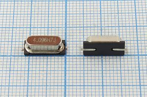 Кварцевый резонатор 4,096 МГц - 4096 SMD49S4 20 30 30/-20~70C HC49S4HSMD 1Г