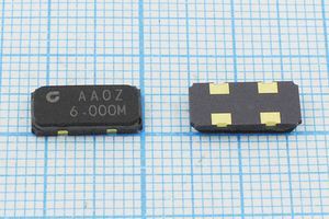 Кварцевый резонатор 6 МГц - 6000 SMD12055C4 20 30 CS20 1Г Кварцевый резонатор 6 МГц - 6000 SMD12055C4 20 30 CS20 1Г