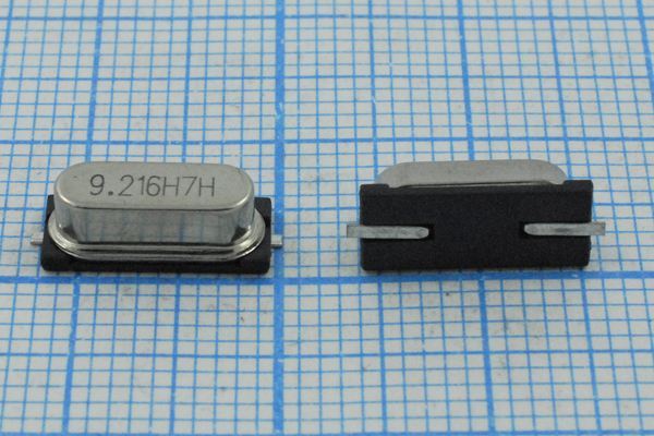 Кварцевый резонатор 9,216 МГц - 9216 SMD49S4 20 30 30/-20~70C HC49S4HSMD 1Г