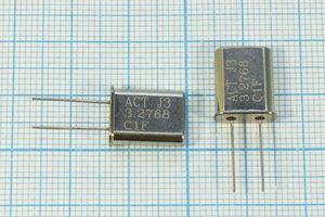Кварцевый резонатор 3,2768 МГц - 3276,8 HC49U 30 30 GO[ACTHC49U] 1Г (ACT)