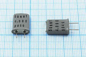Кварцевый резонатор 4 МГц - 4000 HC49U 16 25 SA[SUNNY] 1Г +SL (SUNNY)