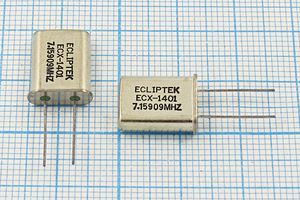 Кварцевый резонатор 7,15909 МГц - 7159,09 HC49U S EU[HC49U] 1Г (ECLIPTEK)
