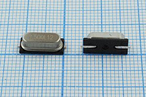 Кварцевый резонатор 7,5 МГц - 7500 SMD49S4 12 20 SMD49S 1Г (7.500L12)
