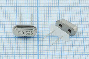 Кварцевый резонатор 10,695 МГц - 10695 HC49S3 S 10 50/-40~85C 49S[SDE] 1Г +IS