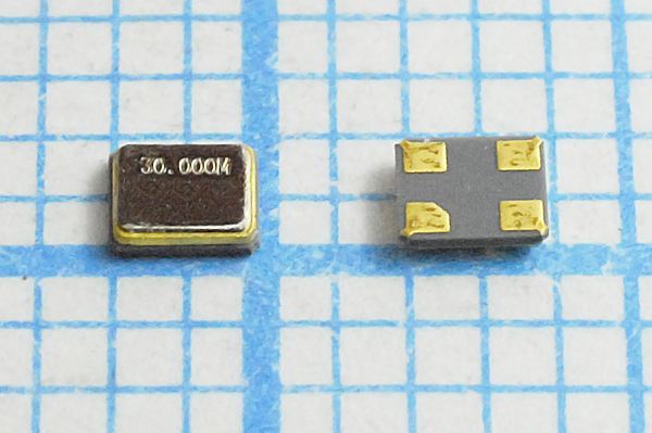 Кварцевый резонатор 30 МГц - 30000 SMD02016C4 12 10 30/-40~85C S2016 1Г