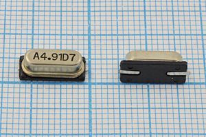 Кварцевый резонатор 4,9152 МГц - 4915,2 SMD49S4 18 SX-1 1Г (A4.91)