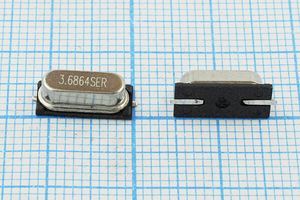 Кварцевый резонатор 3,6864 МГц - 3686,4 SMD49S4 S 20 SMD49S 1Г (3.6864SER) Кварцевый резонатор 3,6864 МГц - 3686,4 SMD49S4 S 20 SMD49S 1Г (3.6864SER)