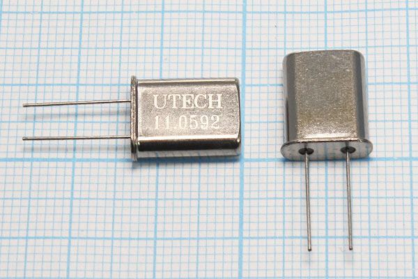Кварцевый резонатор 11,0592 МГц - 11059,2 HC49U 30 HC-49U[UTECH] 1Г (UTECH)