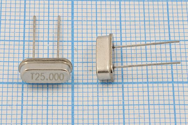 Кварцевый резонатор 25 МГц - 25000 HC49S3 18 30 S[HC49S3] 1Г (T)
